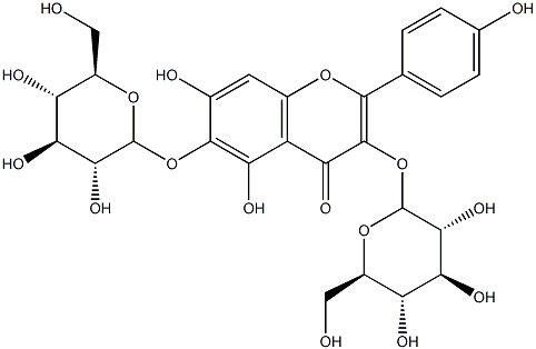 6-Hydroxykaempferol 3,6-diglucoside